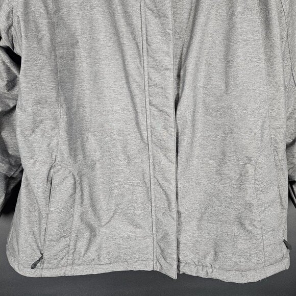 LL Bean Jacket Womens Extra Large XL Hooded Full Zip Sherpa Lined Winter Coat - Picture 3 of 12
